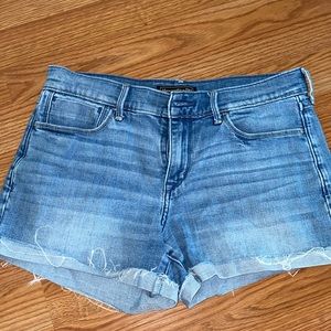 Abercrombie and Fitch denim shorts.